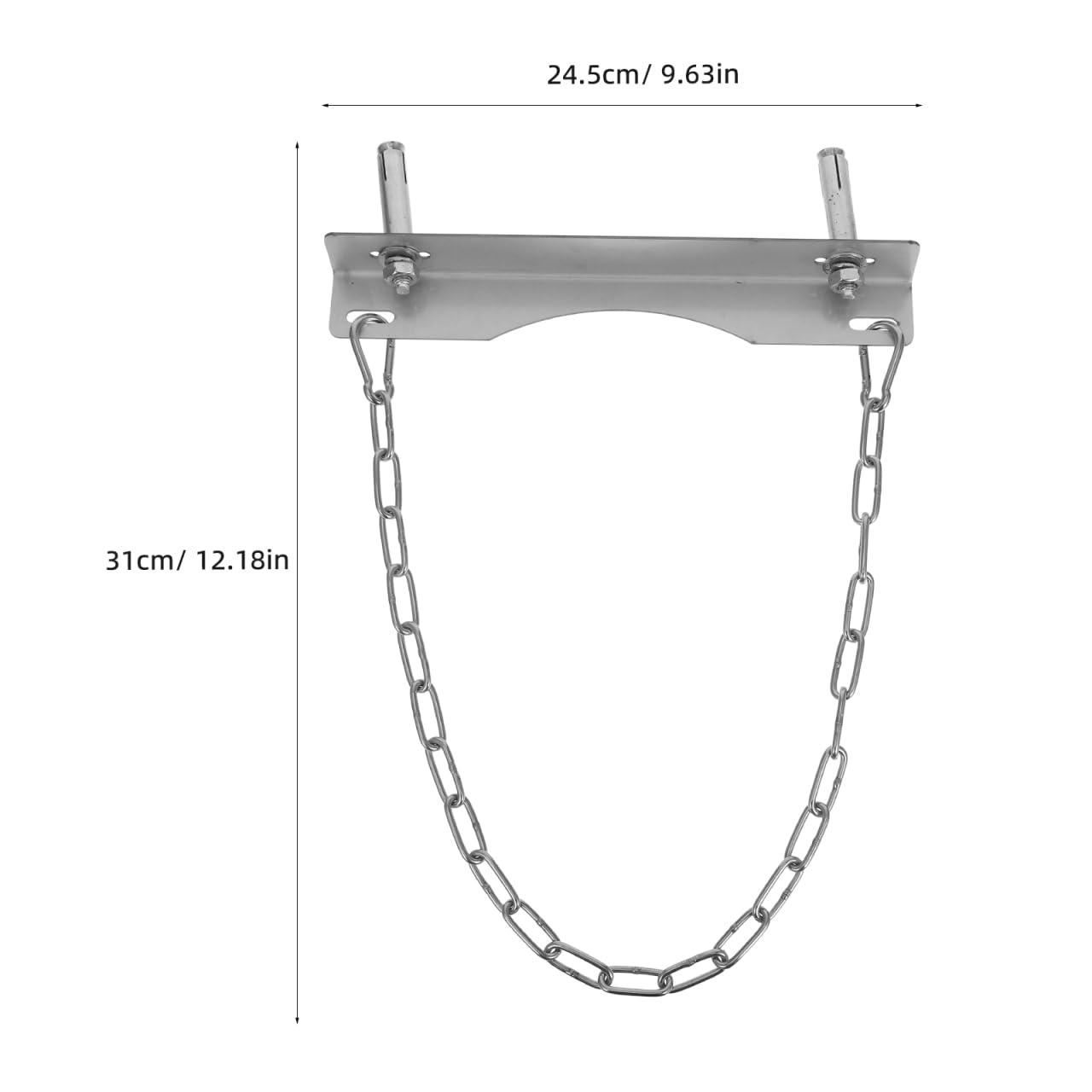 TOPBATHY Soporte de pared para tanque de oxígeno de 40 l con soporte de cilindro de acero para uso en laboratorio, estante de almacenamiento de botellas individuales