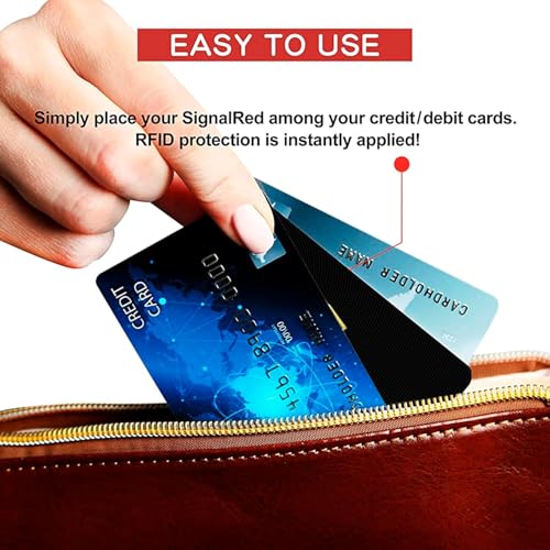 5 Pack RFID Blocking Card, One Card Protects Entire Wallet Purse, NFC Contactless Bank Debit Credit Card Protector ID ATM Guard Card Blocker–(Black)4