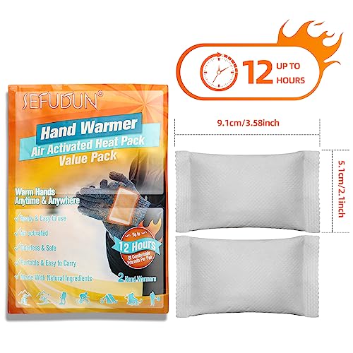 Einweg-Handwärmer, langlebig, sicher, natürlich, geruchlos, luftaktiviert, bis zu 12 Stunden Wärme, 10 einzelne Wärme, für Erwachsene und Kinder – Bild 4