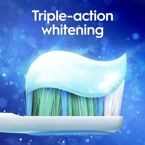 Image of Crest 3D White Advanced Teeth Whitening Toothpaste, Radiant Mint, 3.3 oz, Pack of 2