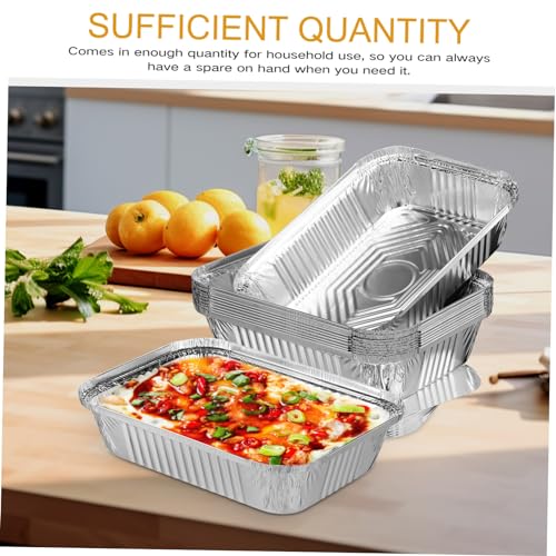 Foil Pan Set Lid Baking Dish Lid Aluminum Pans for Baking Mini Aluminum Pans Lids - Image 7