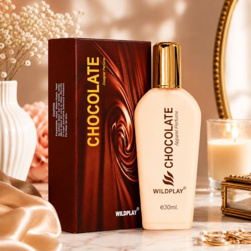 Image of Wildplay Chocolate Spray 30ml Perfume for Men & Women - Sweet, Warm & Inviting Unisex Fragrance with Rich Cocoa Notes, Long-Lasting Scent, Perfect for Everyday & Gifting