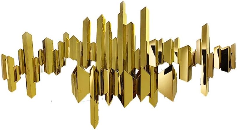 HIONJIN Metal Wall Decoration Sofa Background Wall Decoration Hangings Club Wall Wall Hanging Ornaments