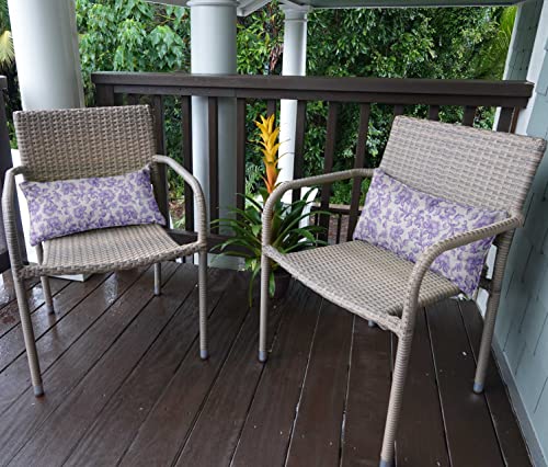 Coussin lombaire imperméable 12x20 en polyester pour canapé de jardin lot de 2 - 5