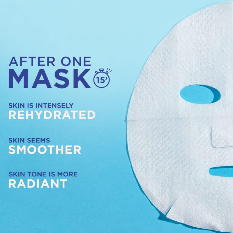Garnier Nutri Bomb Milky Sheet Mask, With Almond Milk and Hyaluronic Acid for Hydrated Glowing Skin, Intensely Nourishing & Restoring Milky Face Masks, Vegan Tissue