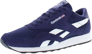 Reebok Classic Nylon Unisex Talla 11.5, Color: Azul Marino/Gris/Azul Marino