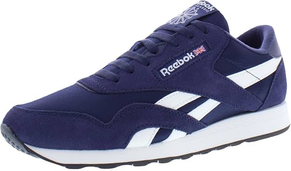 Reebok Classic Nylon Unisex Talla 11.5, Color: Azul Marino/Gris/Azul Marino