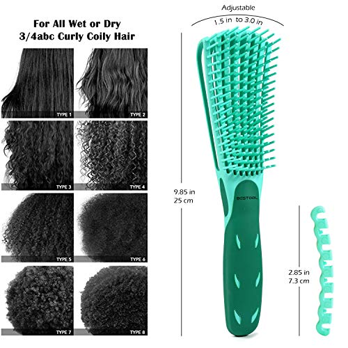 Bestool NL123 Detangling Brush For Black Natural Hair, Detangler Brush thumb #3