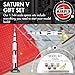 Airfix A50201 Saturn V Gift Set - Plastic Model Kits, Spacecraft Building Kits for Adults & Kids 8+, Includes: 1:144 Scale Model, Humbrol Acrylic Paints, Brushes & Poly Cement