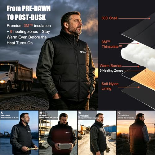 Men's Heated Puffer Vest - image 2