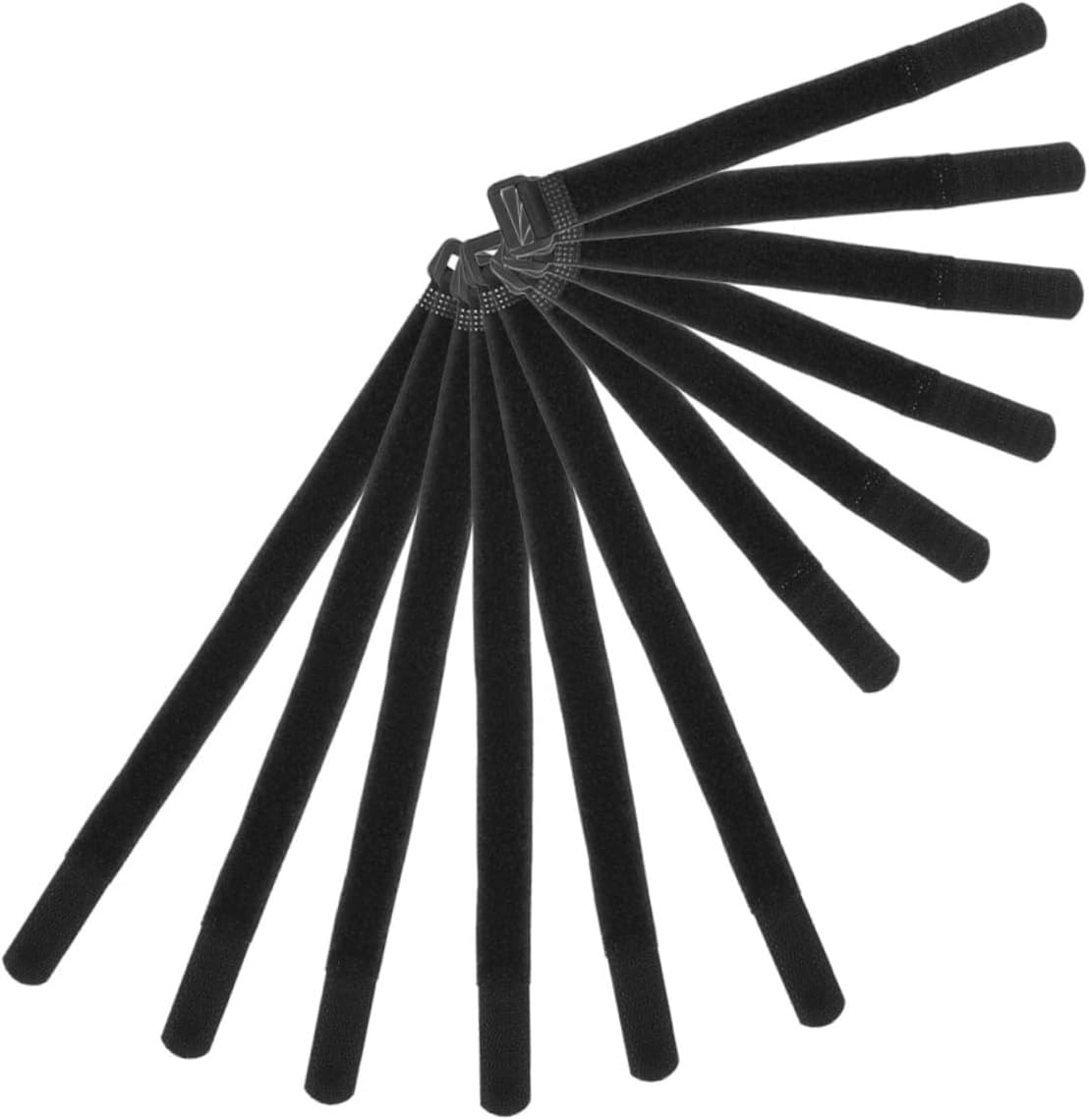 12Pcs Adjustable Bike Wheel Stabilizer Straps Hook and Loop Ties for Secure Storage Durable Cable Ties for Organizing Power Strips Yoga Mats and More