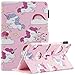 Price comparison product image iPad Mini Case, Mini 2/3/4/5 Case, Dteck Slim Fit Premium PU Leather Flip Folio Stand Case with Auto Wake/Sleep Function [Card Slots & Money Holder] Smart Cover for Apple iPad Mini 5/4/3/2/1, Unicorns