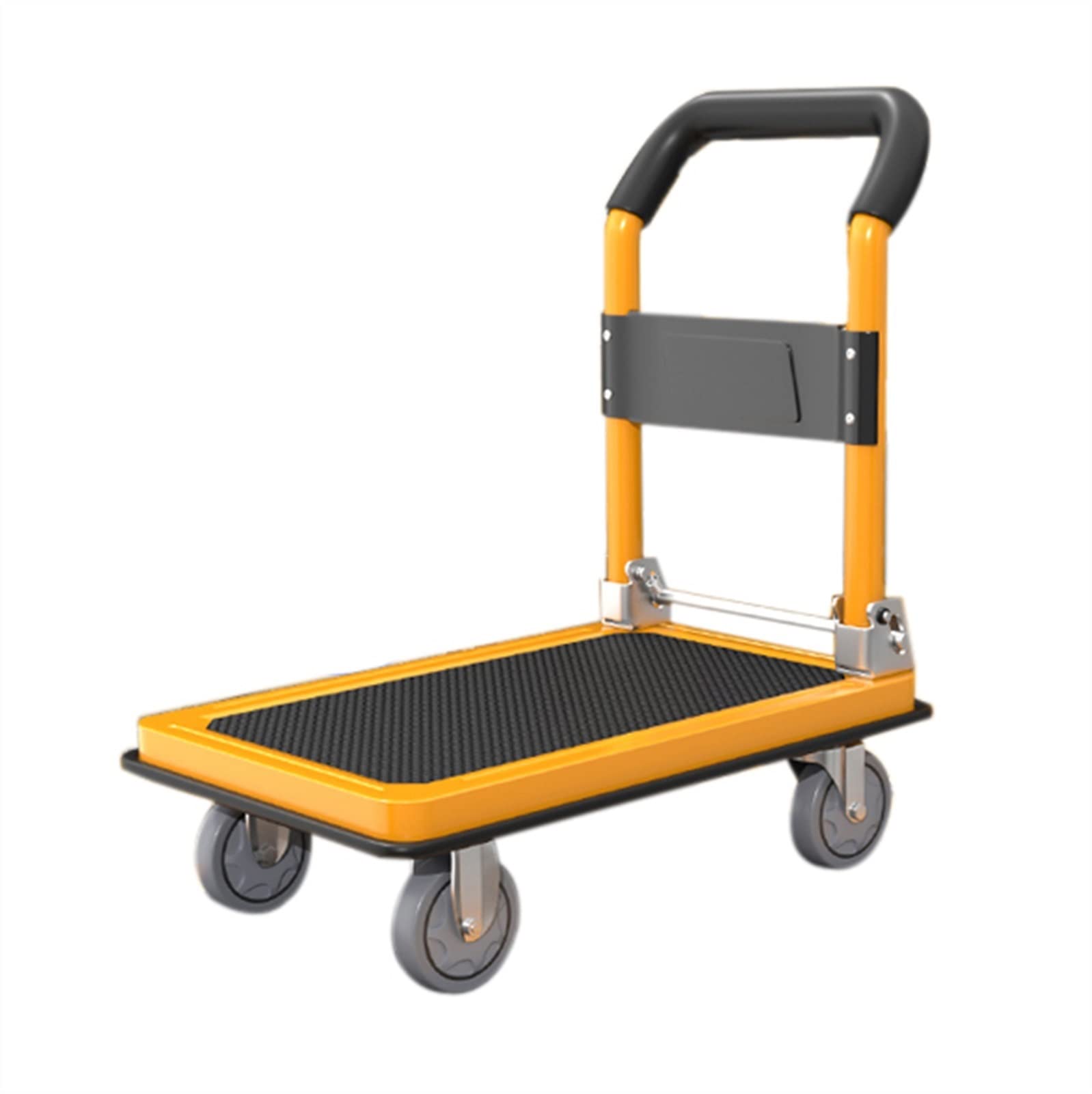 Chariot pliable à plateau pour déménagement et rangement garage