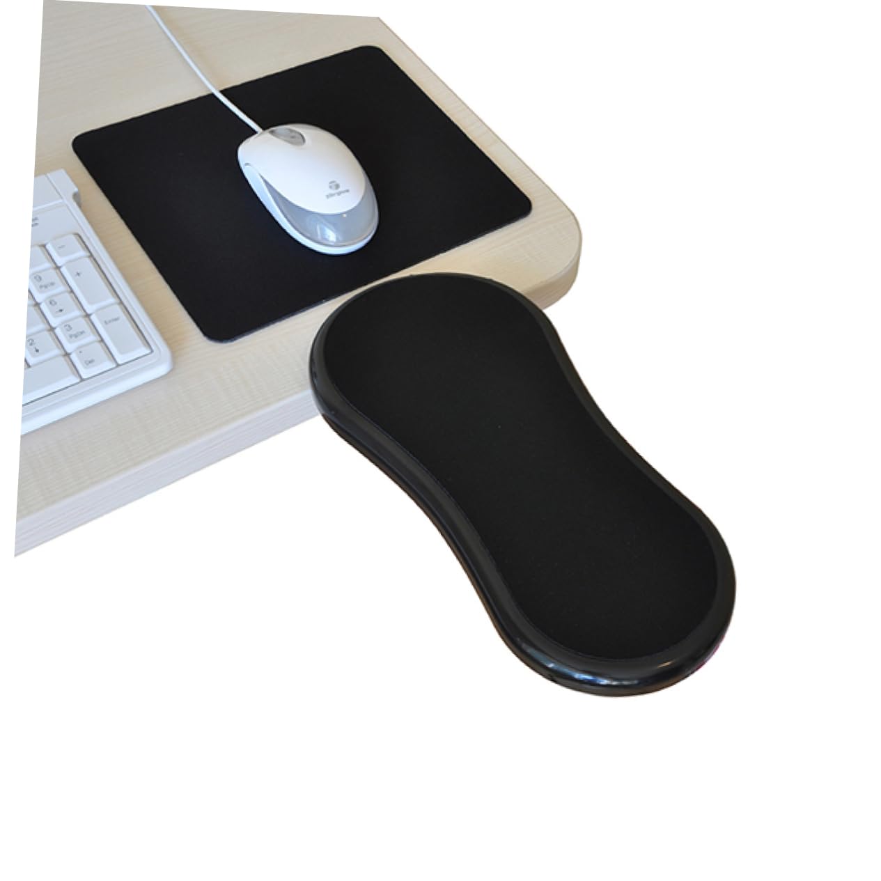 LALAFINA Wrist Rest Mouse Pad Keyboard Cushion for Wrist Computer Armrest Adjustable Arm Rest Support