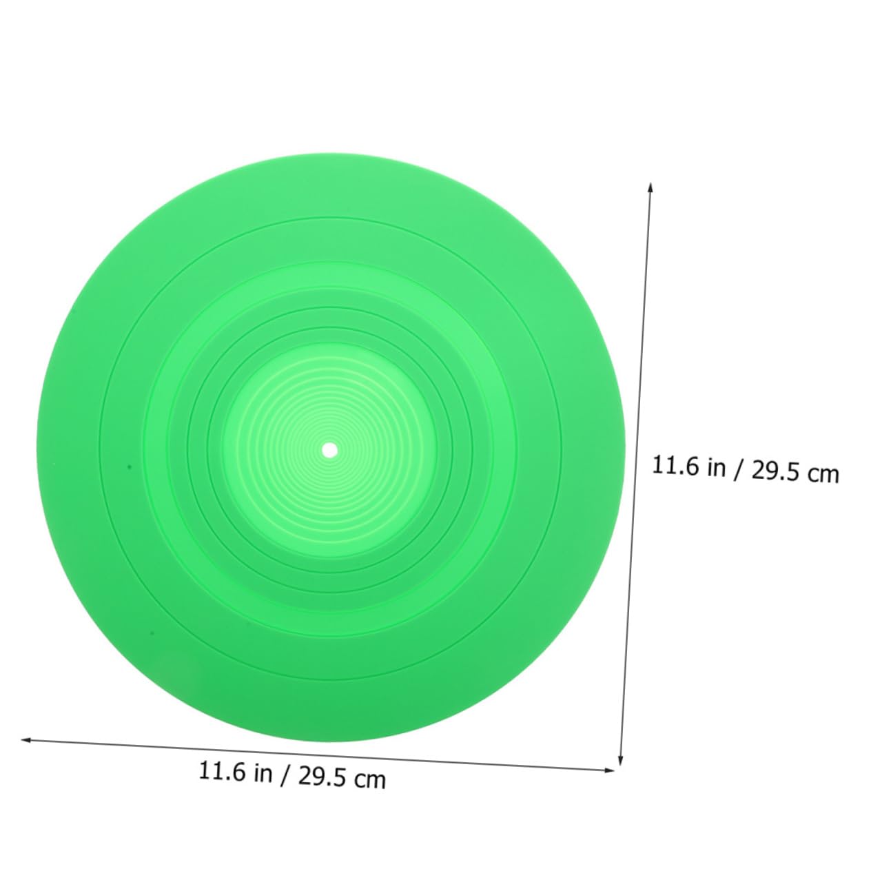 COSMEVIVI 2pcs Turntable Platter Mats Vinyl Record Player Mat Felt Slipmats White Vinyl Record Pad for Turntable Anti-static Silicone Player