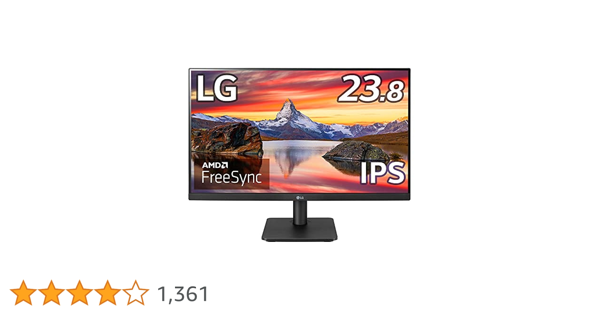Amazon.co.jp: LG フレームレス モニター ディスプレイ 24MP400