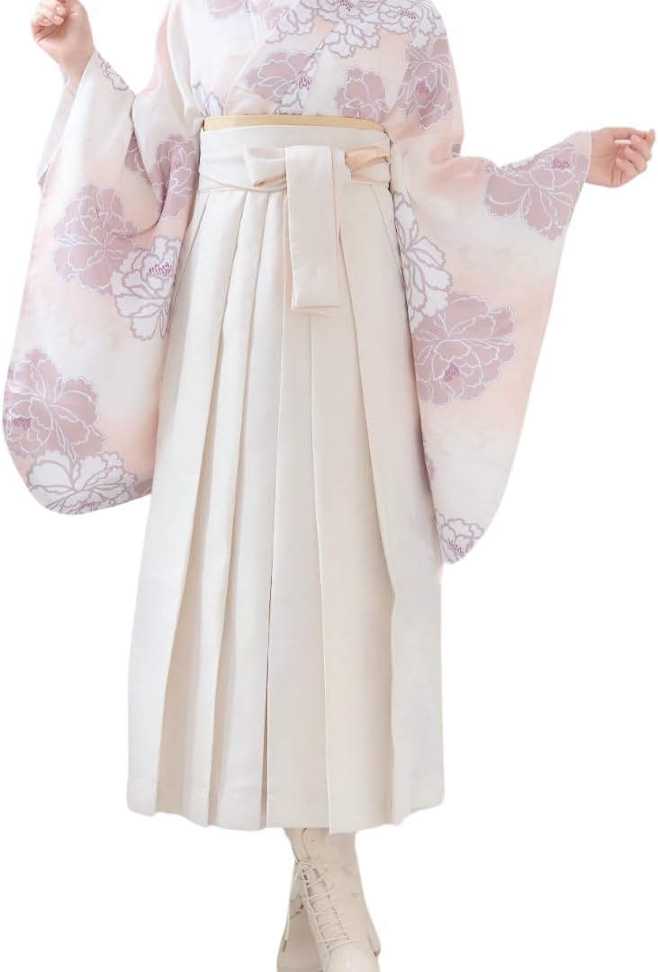 WA-Modern】正絹染め分け振袖フルセット 美品正絹お振袖7点フルセットM