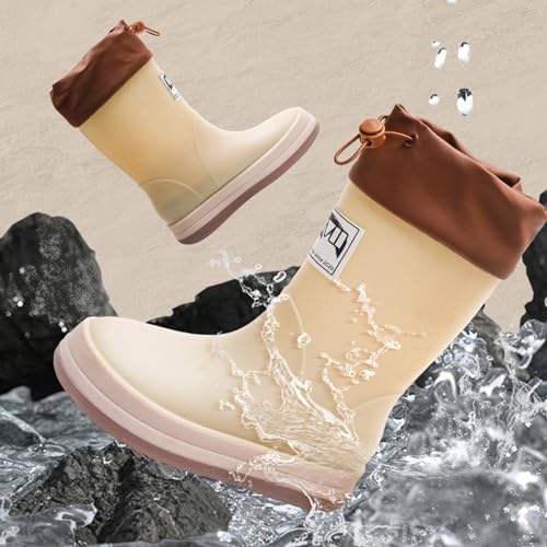 IWIHMIV Girls Rain Boots Rainboots for Toddlers Girls Toddler Rain Boots Kids Rain Boots Waterproof Rubber Boots for Girls And Boys3