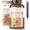 Methylene Blue, Methylene Blue Pharmaceutical Grade with Enhanced Liquid Solution for Increased Absorption, Methylene Blue for Human Drop No Formaldehyde, No Gluten & GMO (2 Oz)