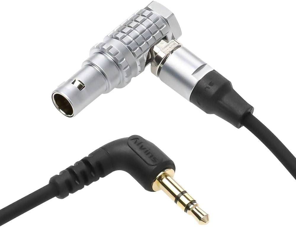 Alvin's Cables Timecode Cable for Tentacle Sync Timecode Generator to ARRI Alexa Sound Devices 3.5mm TRS to 5 Pin Cable 50cm| 19.7inches