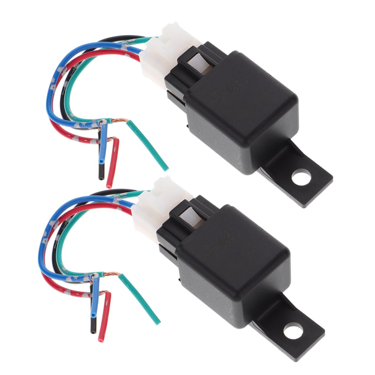 2pcs Heavy Duty Pin Air Conditioning Relay Automotive Relay Replacement for Efficient Vehicle Cooling Systems