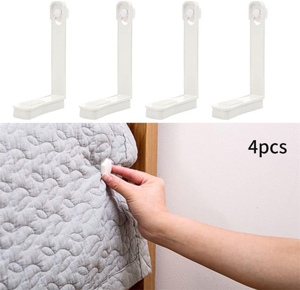 4pcs Room Decor Mattress Needle Sheet Holder Non Slip Bedroom Fasteners Accessories Clip Fixed(Onecolor)
