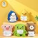 Positive Crochet Animals Bulk Stuffed Crochet Plushies, Employee Appreciation Gifts Graduation, Funny Small Comfort Support Affirmation Gifts for Students Mom Dad Sister Friends Coworker Teacher Nurse