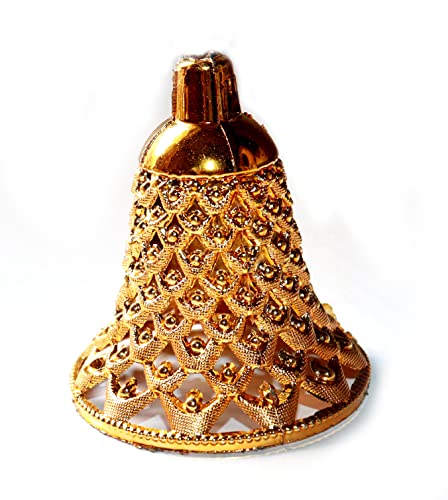 Nannudeco Plastic Bells For Home Decor Ornaments Christmas Decor Hanging Bell For Craft 2.5 Inch  thumb #3