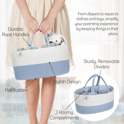 Kiddycare Baby Diaper Caddy Organizer Blue Regular Size #TOP3