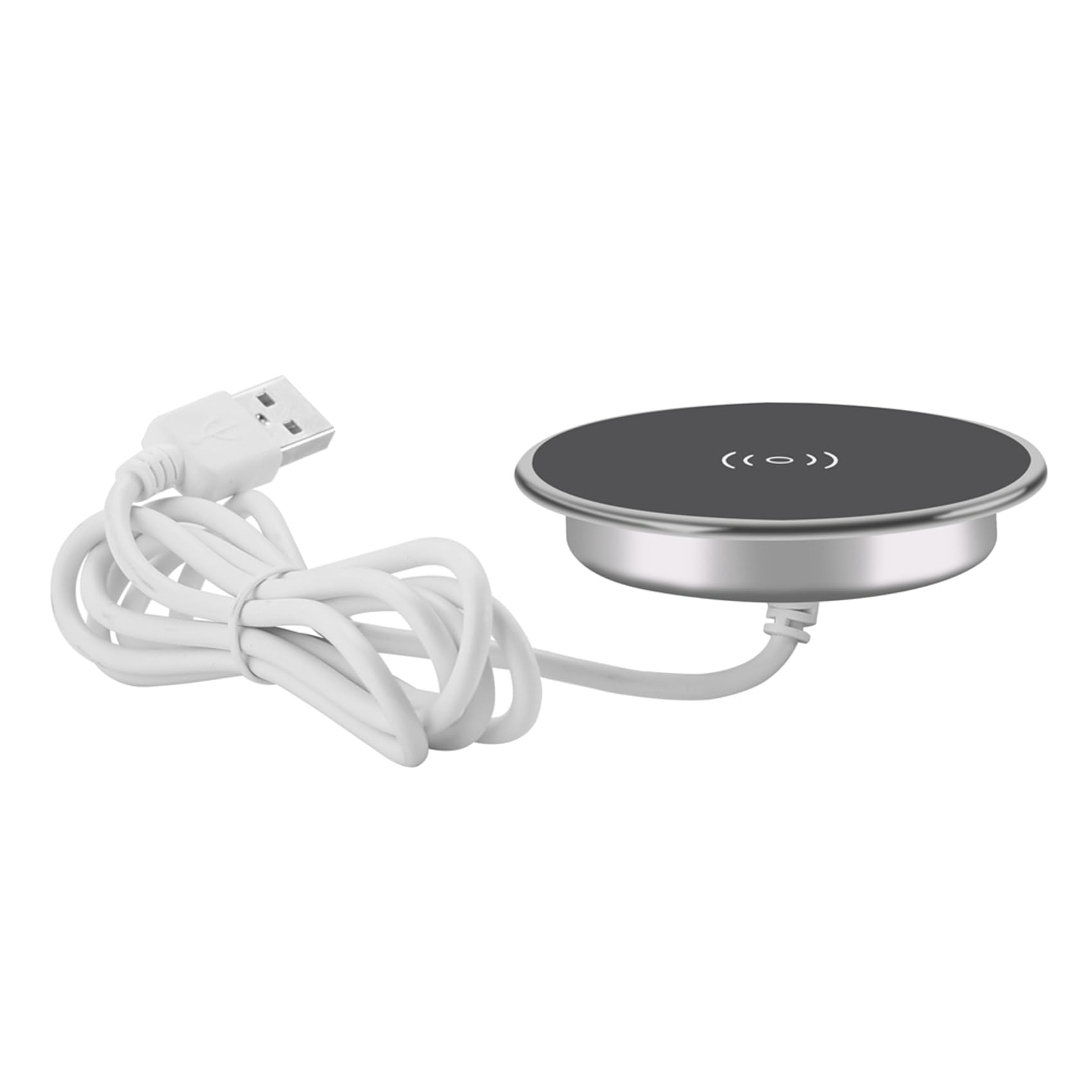 5X Caricatore Wireless da Tavolo Integrato Mobile da Tavolo Caricabatterie Wireless Rapido Integrato per Smartphone