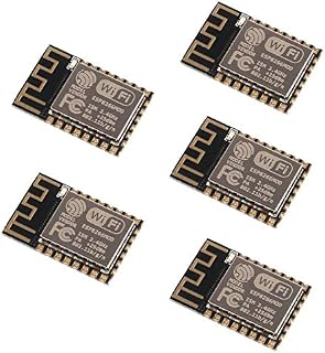 ALAMSCN ESP8266 ESP-12F WiFi Serial Module Board Wireless Transceiver Remote Port Network Development Board (5PCS)
