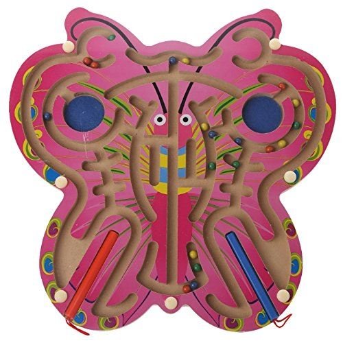 Wooden Magnetic Maze Game Toy for Kids - Butterfly