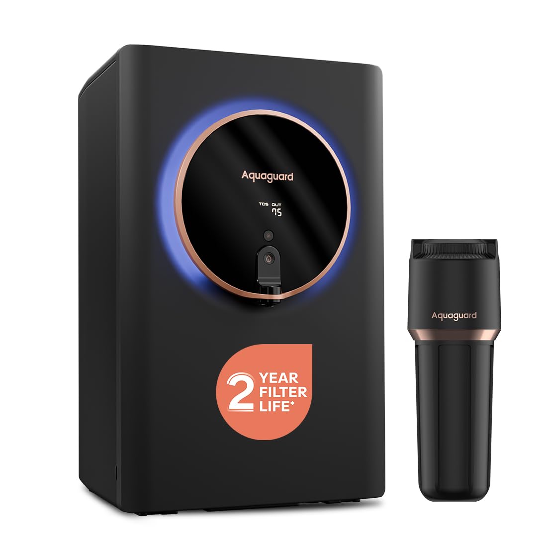 Aquaguard Aspire Halo RO+UV CU ALK SS 2X WQI Water purifier-image-40