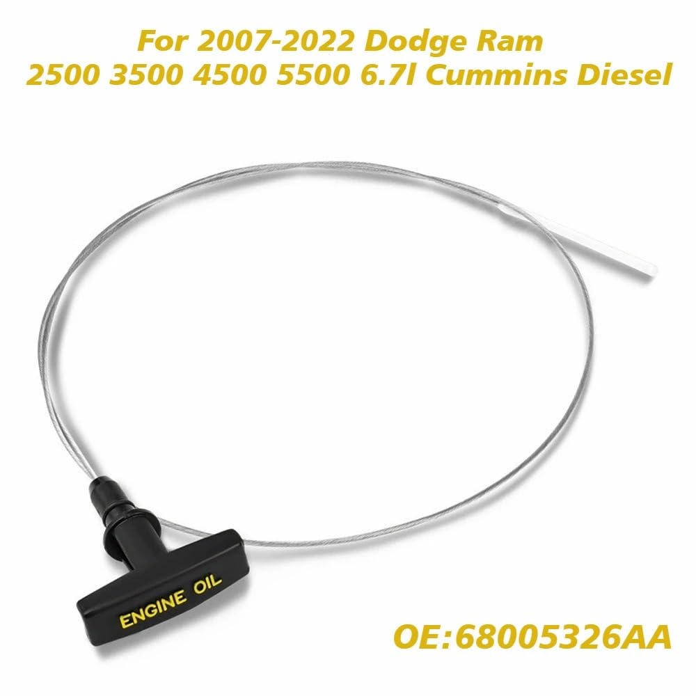 Sensore coppa olio Asta di livello indicatore olio motore adatta per camion Dodge Ram 2500 3500 4500 5500 2007-2022 6.7L 68005326AA