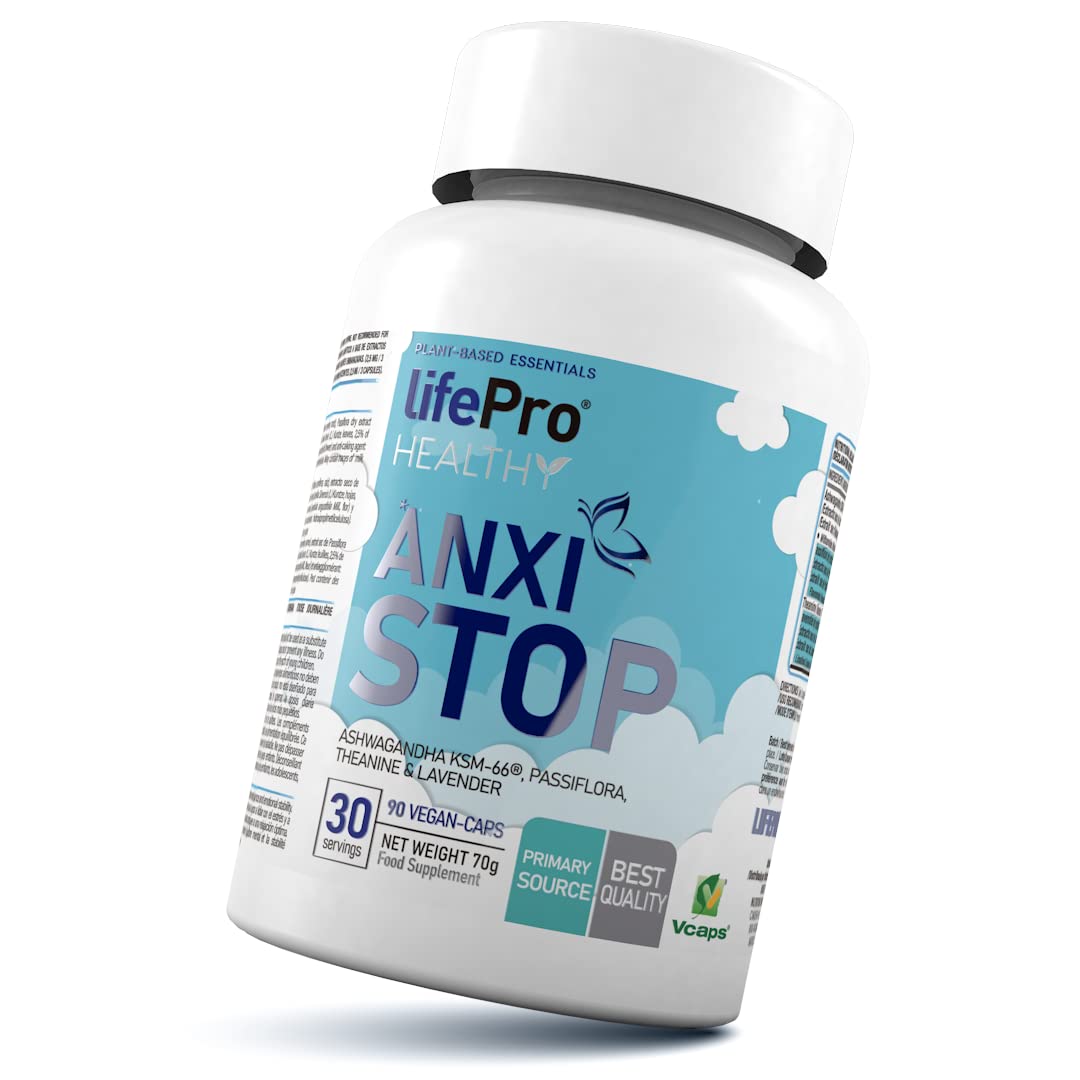 Life Pro Anxistop | Relajante para asegurar un descanso optimo | Fórmula basada en ashwagandaha