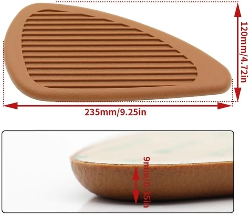 Tank Traction Pad 2Pcs Motorbike Tank Knee Pad Gas Fuel Tank Motorcycle Stickers Pad Label Decals Protector Sheath Decoration Part