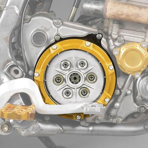 Cache embrayage transparent Suzuki DRZ400 carter alu bleu - 3