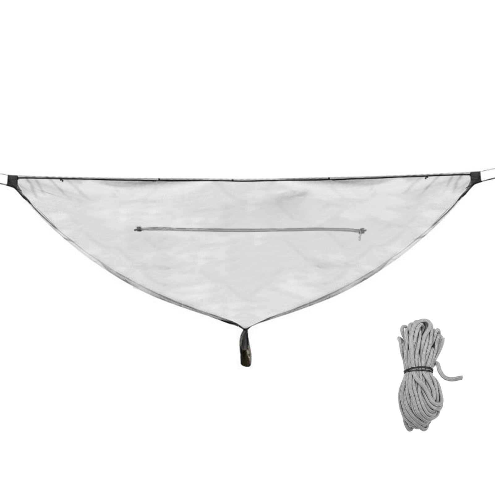 Filet de lit suspendu en nylon 20D, hamac d'extérieur respirant et pivotant