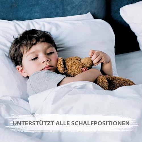 Allergiker-Kopfkissen Amazinggirl 80 x 80 cm – Mikrofaser Steppkissen