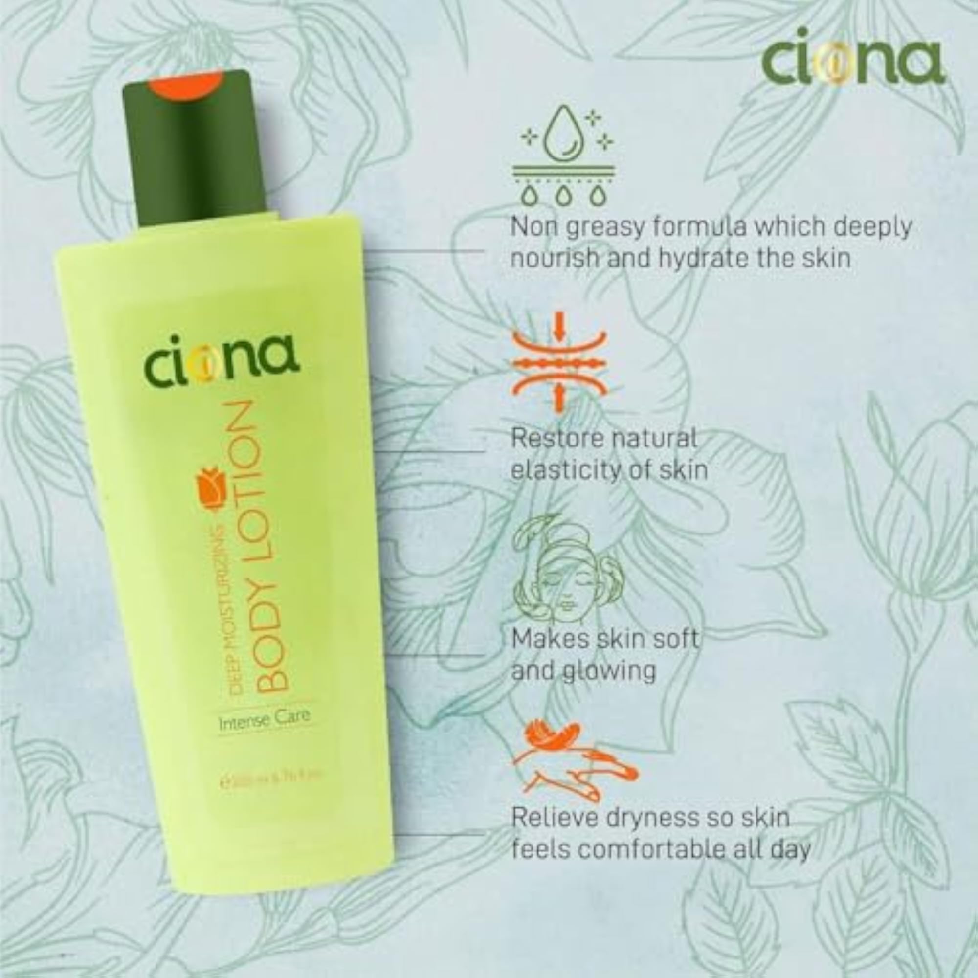 MG Traders Ciona Body Lotion (200 ml) Pack Of 2