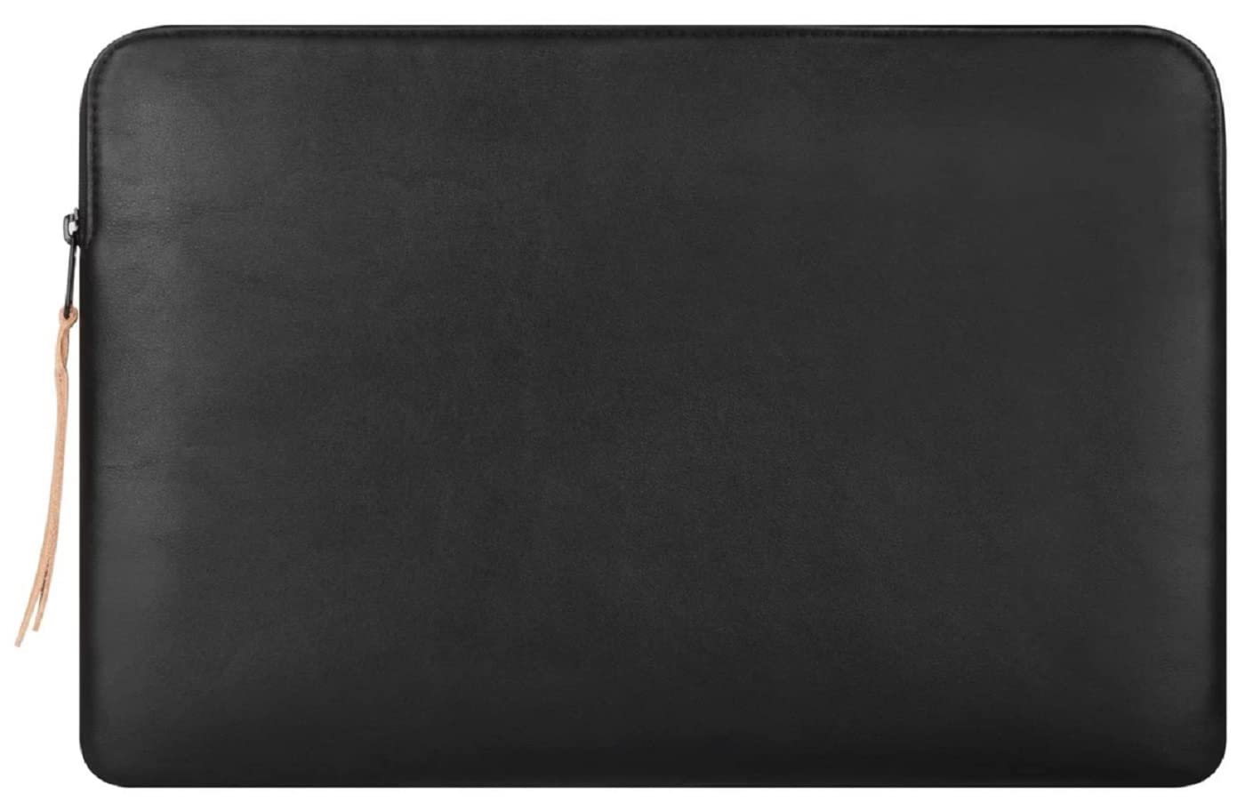 CONTACTS Slim Protective Laptop Sleeve 13-13.3 Inch Compatible with 13 Inch MacBook Pro & MacBook Air, Faux Leather Bag Water-Resistant Cover Notebook Computer Case for Mac – Black-New