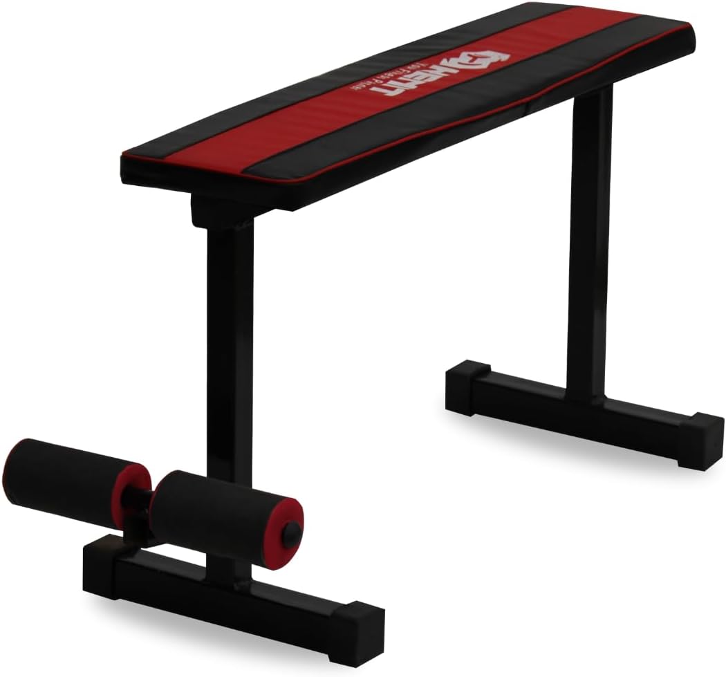 Adjustable Weight Bench for Home Gym, Multi-Purpose Workout Bench for Bench Press Sit up Incline Flat Decline (FLAT BENCH)