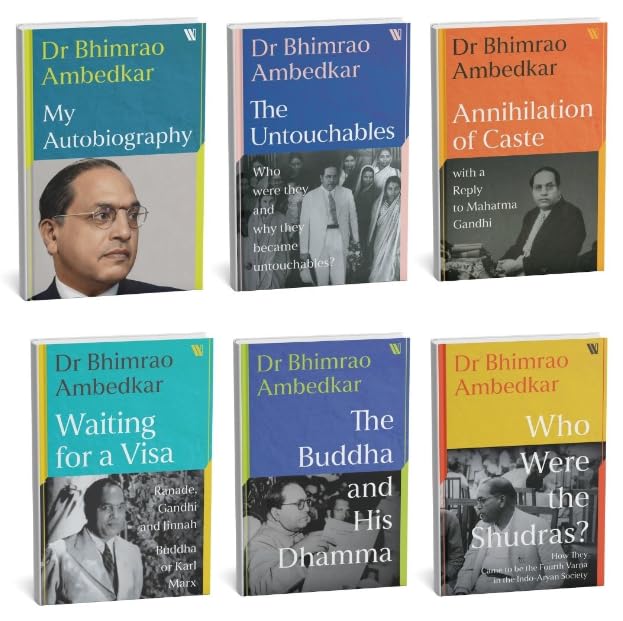 Image of Dr. B.R. Ambedkar: Essential Writings Collection (English - Set of 6 Books) | Annihilation of Caste | The Buddha and His Dhamma | Who Were the ... a Visa | The Untouchables | My Autobiography
