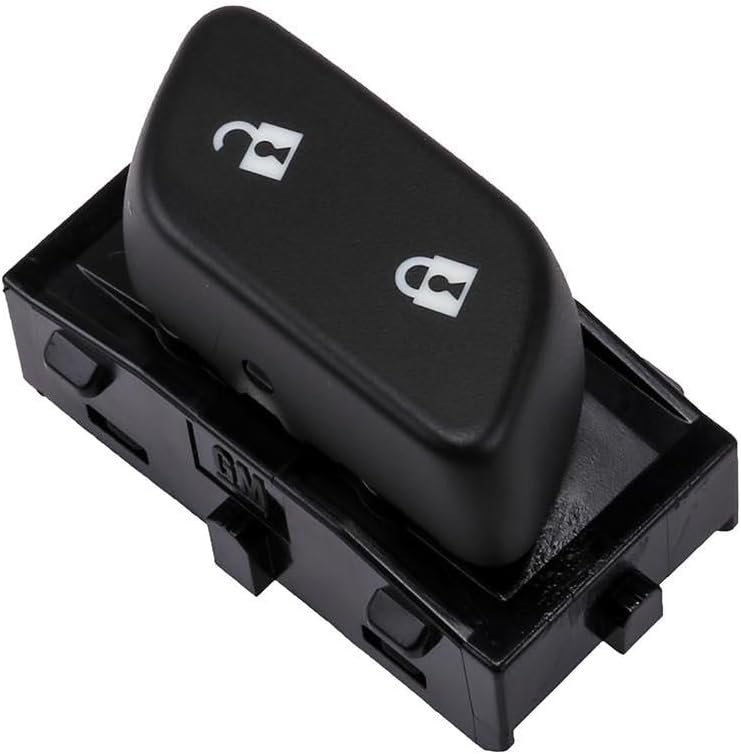 GM Genuine Parts 22899701 Jet Black Driver Side Door Lock Switch