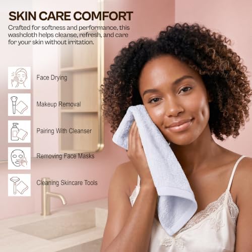 Utopia Towels - Cotton Washcloths Set - 100% Ring Spun Cotton, Premium Quality Flannel Face Cloths, Highly Absorbent and Soft Feel Fingertip Towels (24 Pack, White) — view 6