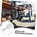 Lurrose 4Pcs Forklift Ignition Key Set Heavy Duty Replacement Keys for Industrial Forklifts Compatible with Multiple Models Essential Spare Operator Keys for Heavy Equipment Use