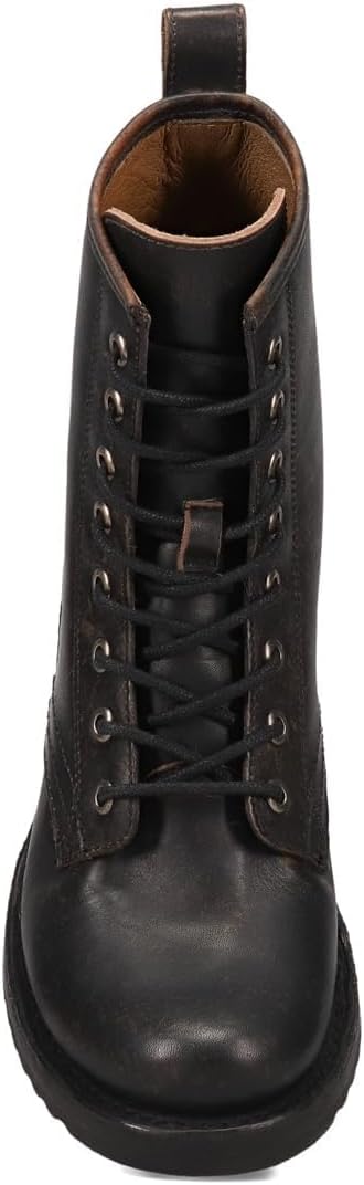 Frye Veronica Women’s Combat Boots Crafted from Hand-Burnished Vintage Italian Leather with Genuine Stitch-Down Welt Construction and Leather Lining – 6 ¾” Shaft Height - Image 2
