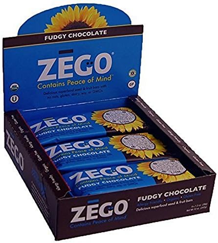 ZEGO Energy Bars, Fudgy Chocolate