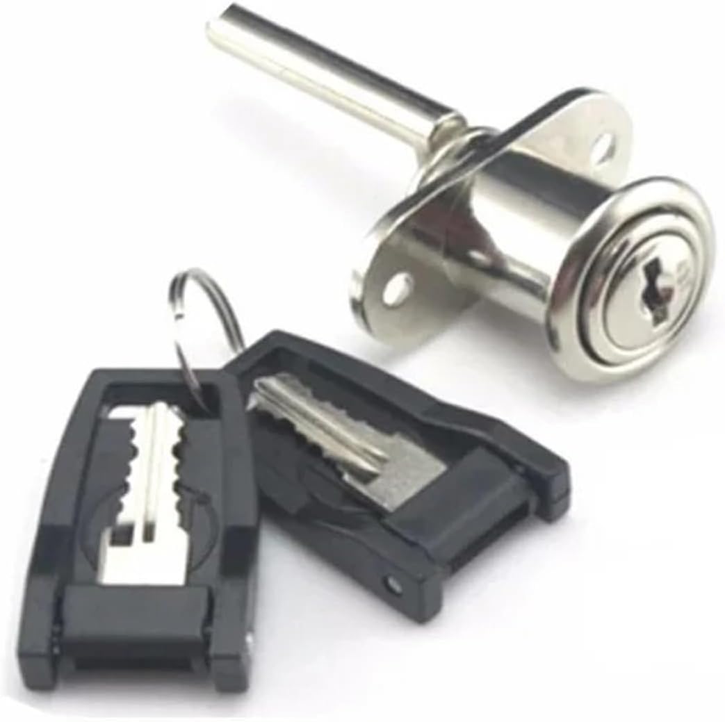 Drawer Lock 16/19mm Keyed Different for Door Mailbox Cabinet Tool Box with 2 Keys DIY Furniture Hardware Rarelock MMS353 1Pcs(NO 02)