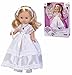 Rosa Toys- Muñeca Vestida de Primera Comunión Rubia con Vela, Multicolor (4292)